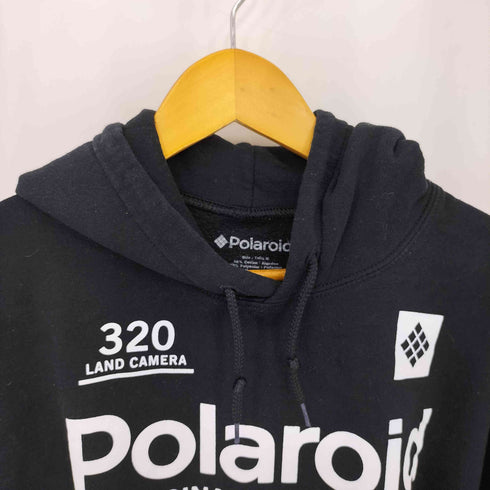 POLAROID ロゴプリント プルオーバースウェットパーカー メンズ